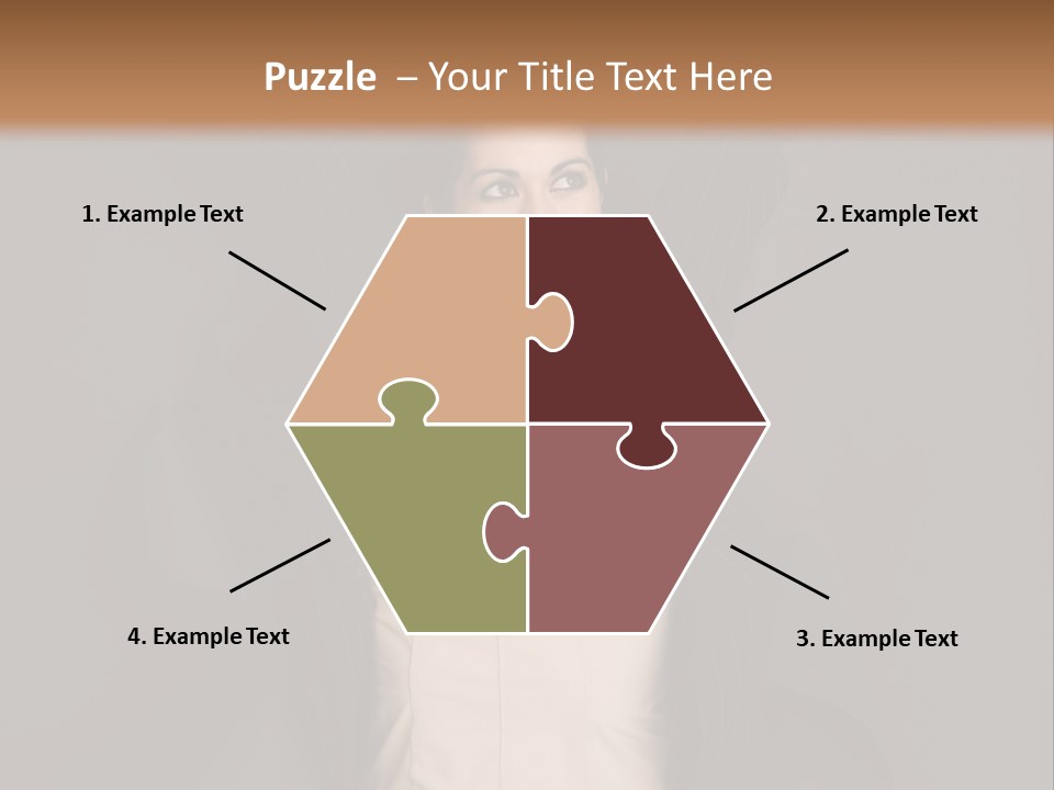 White Face Wrinkled PowerPoint Template