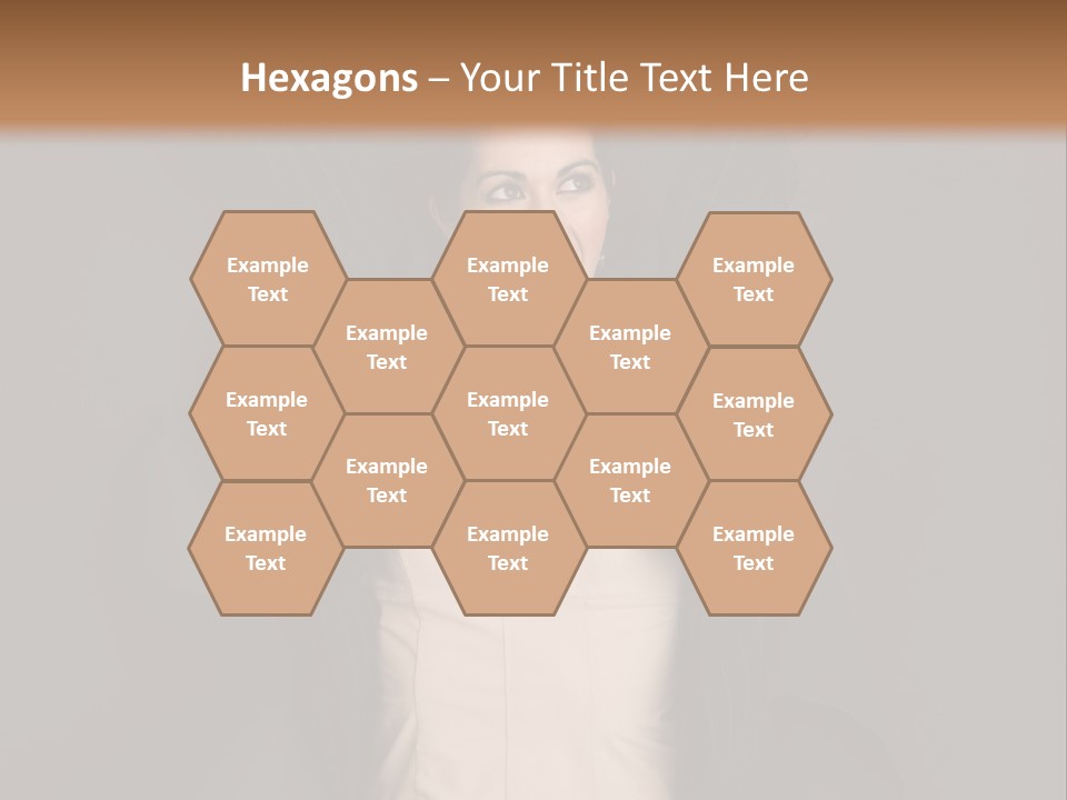 White Face Wrinkled PowerPoint Template