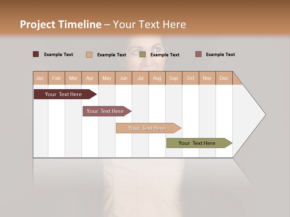 White Face Wrinkled PowerPoint Template