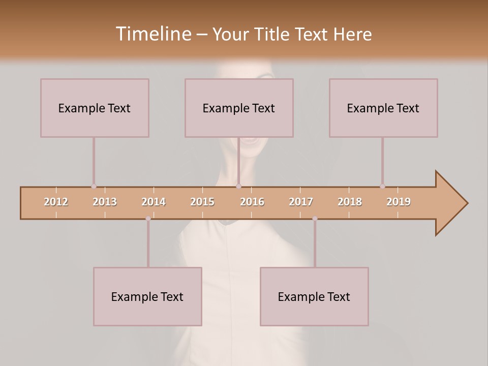 White Face Wrinkled PowerPoint Template