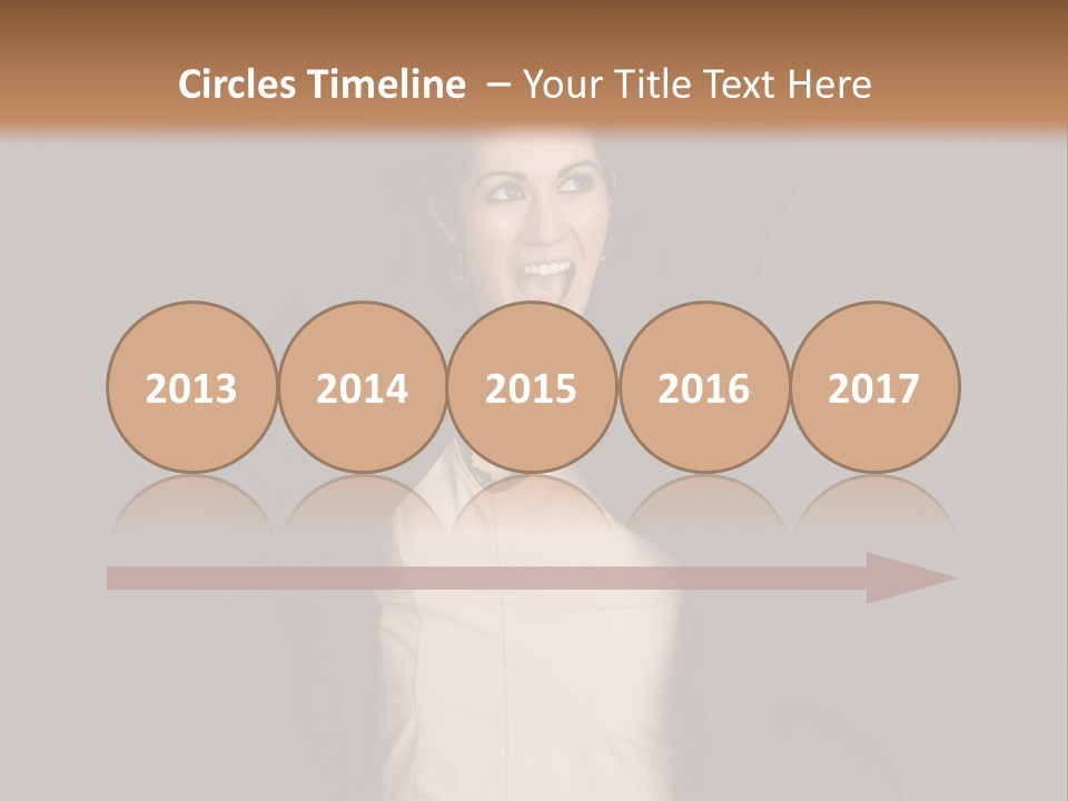 White Face Wrinkled PowerPoint Template