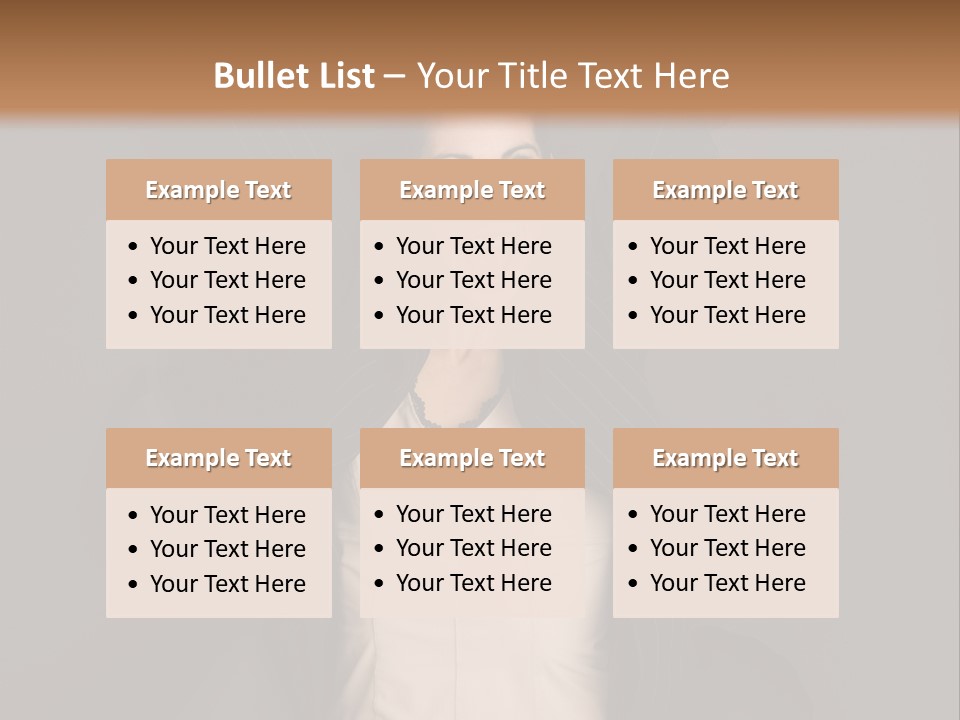 White Face Wrinkled PowerPoint Template