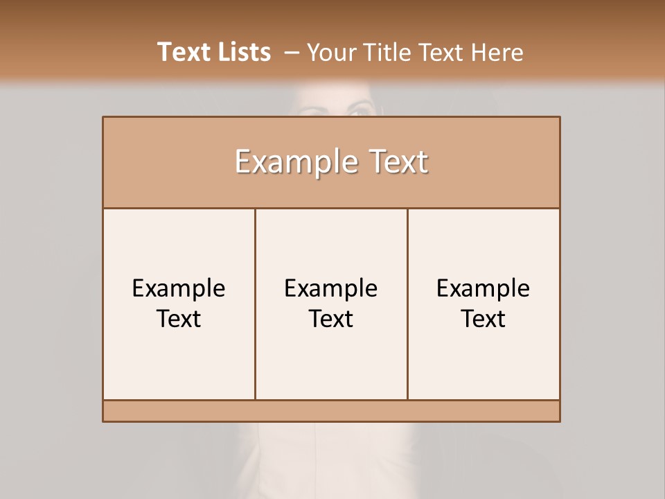 White Face Wrinkled PowerPoint Template
