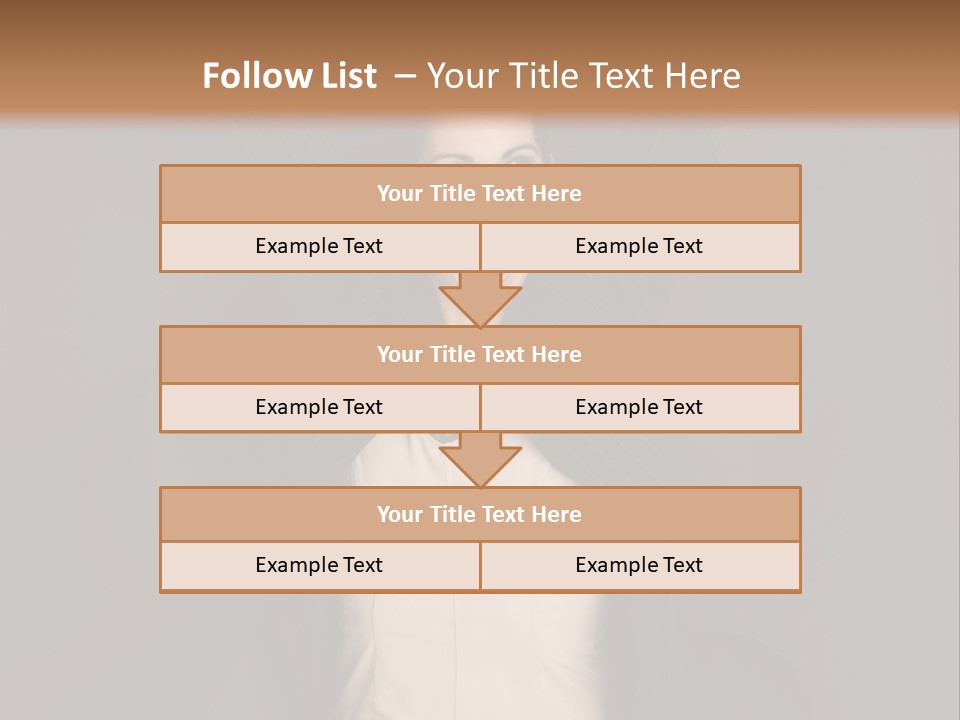 White Face Wrinkled PowerPoint Template