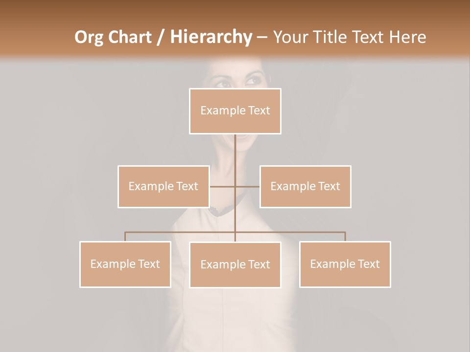 White Face Wrinkled PowerPoint Template