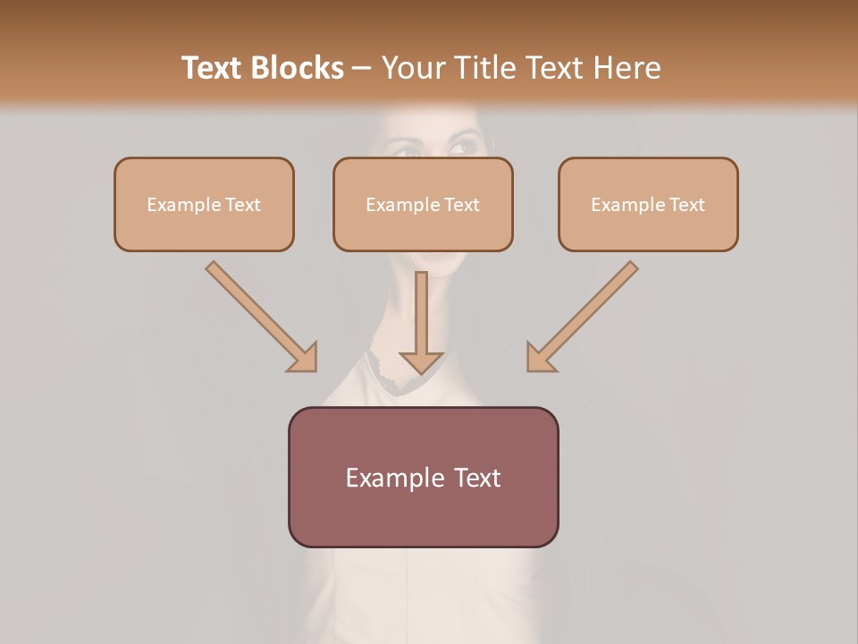 White Face Wrinkled PowerPoint Template