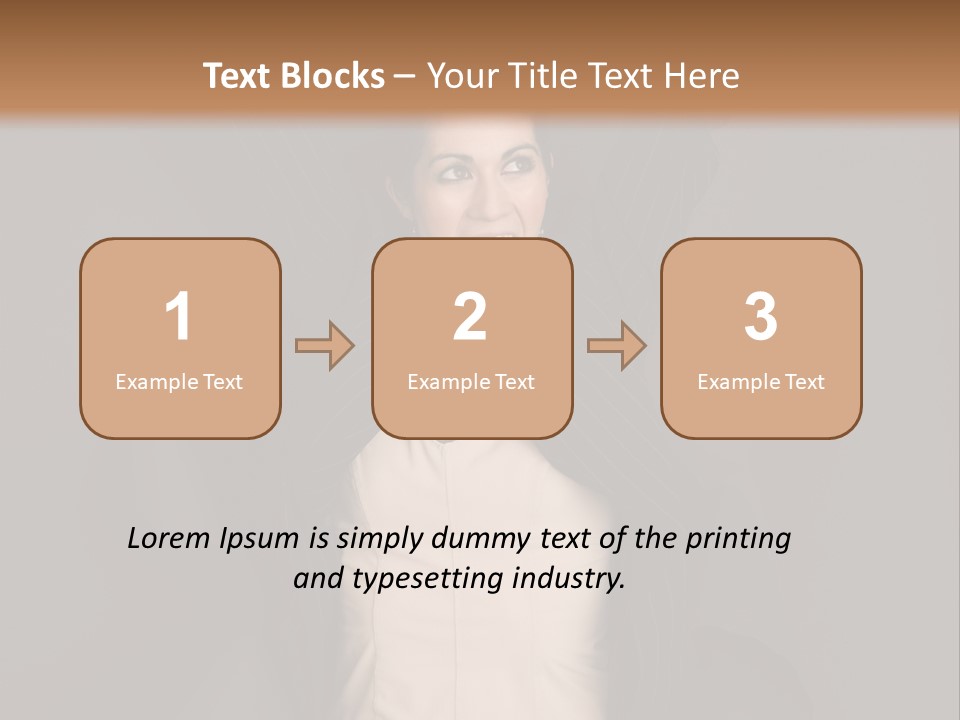 White Face Wrinkled PowerPoint Template