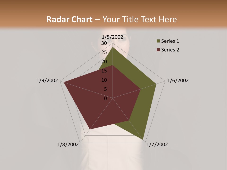 White Face Wrinkled PowerPoint Template