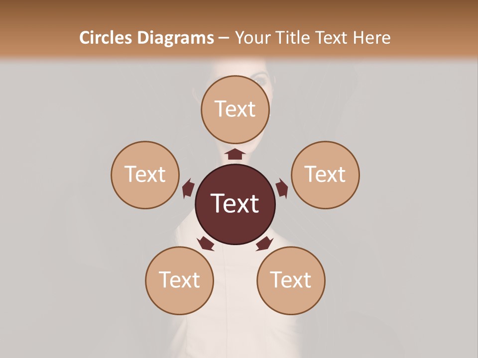 White Face Wrinkled PowerPoint Template