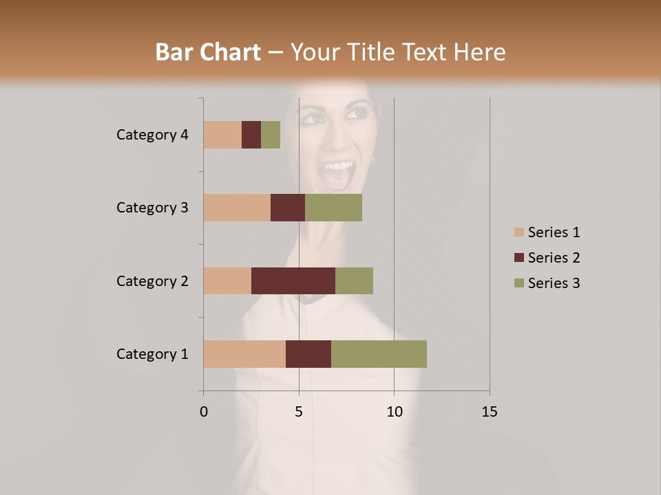 White Face Wrinkled PowerPoint Template