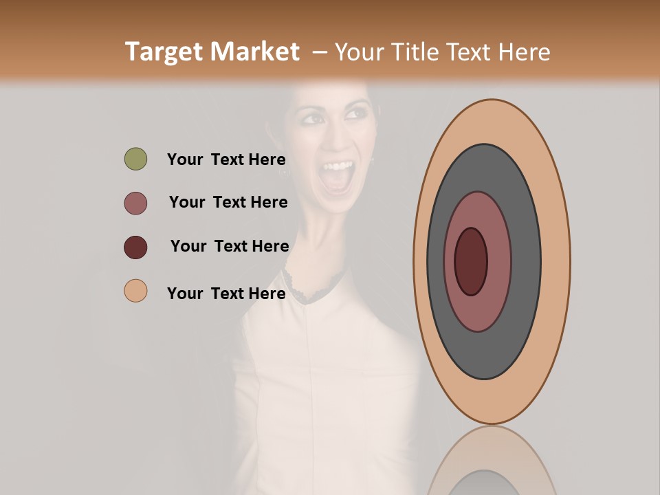 White Face Wrinkled PowerPoint Template