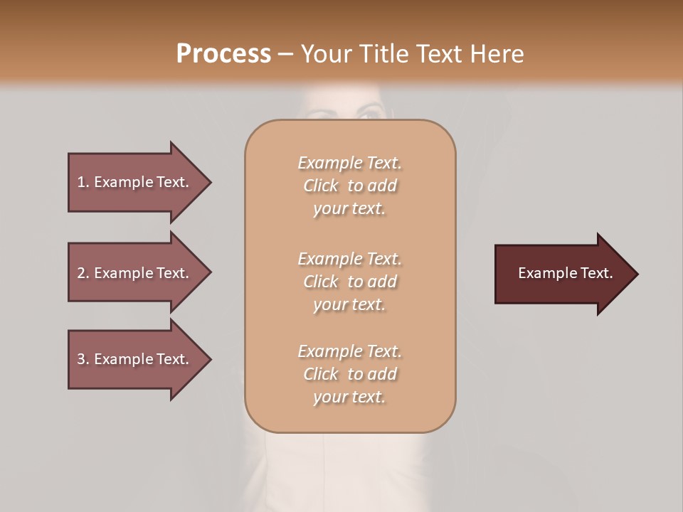 White Face Wrinkled PowerPoint Template