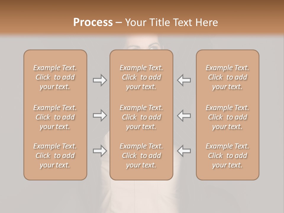White Face Wrinkled PowerPoint Template
