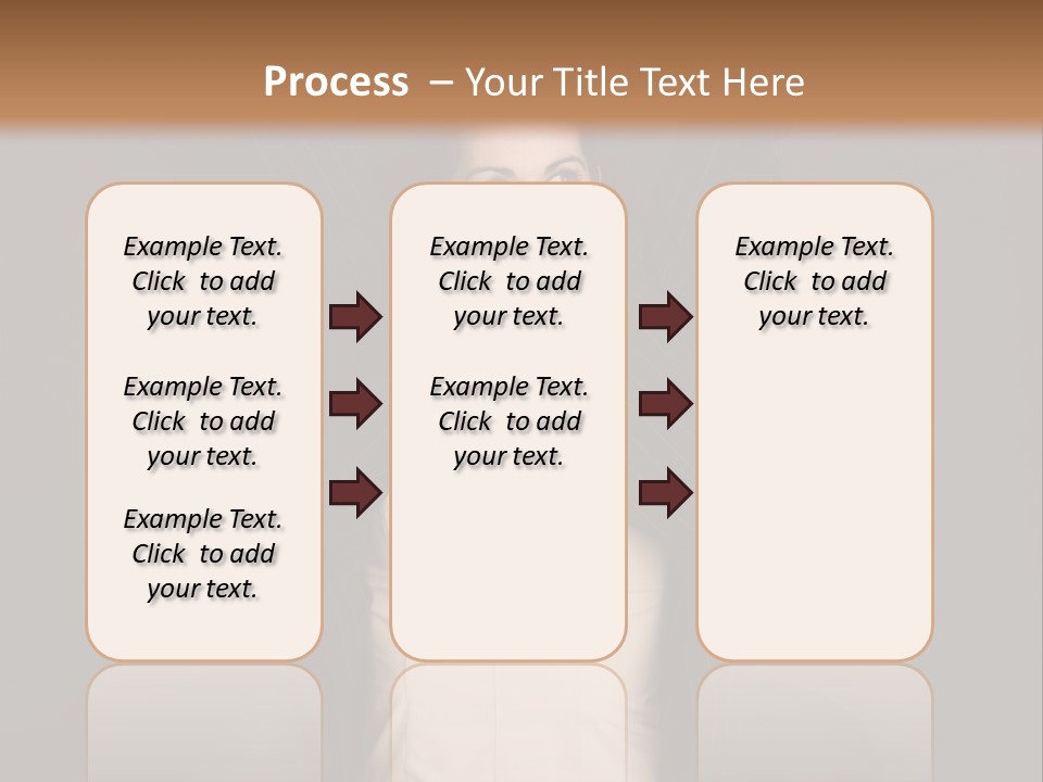 White Face Wrinkled PowerPoint Template
