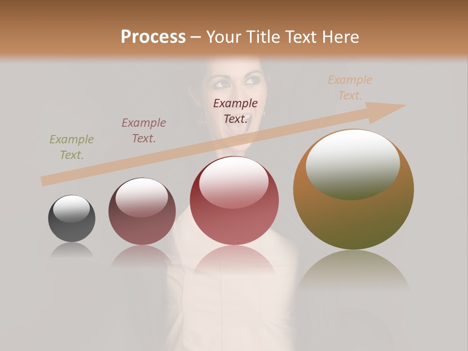 White Face Wrinkled PowerPoint Template