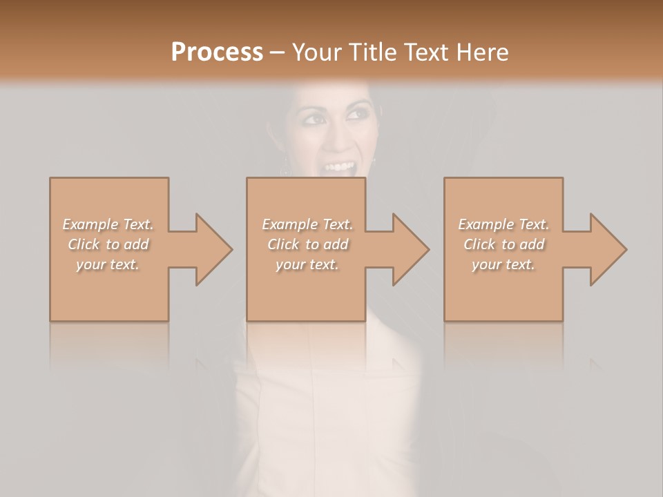 White Face Wrinkled PowerPoint Template