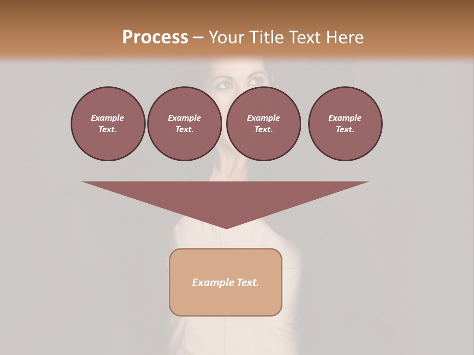 White Face Wrinkled PowerPoint Template