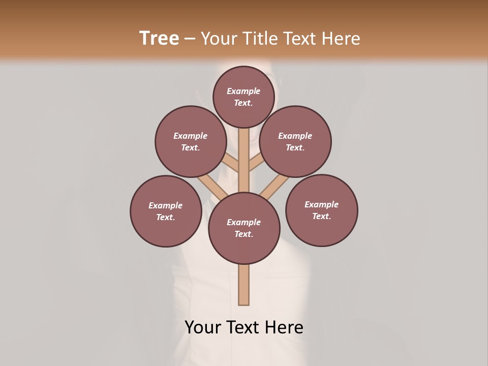 White Face Wrinkled PowerPoint Template