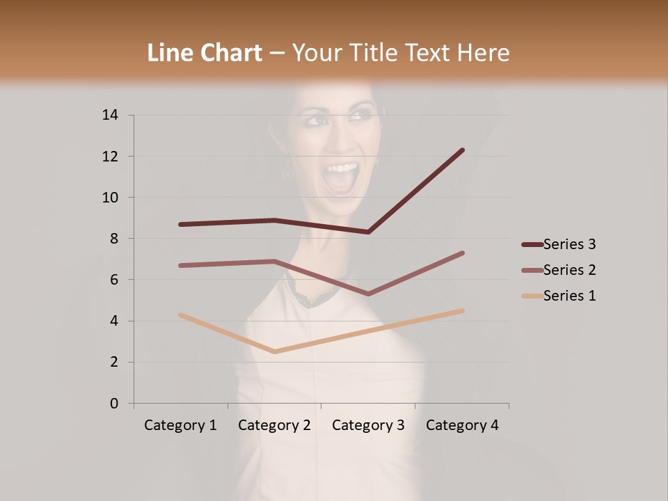 White Face Wrinkled PowerPoint Template