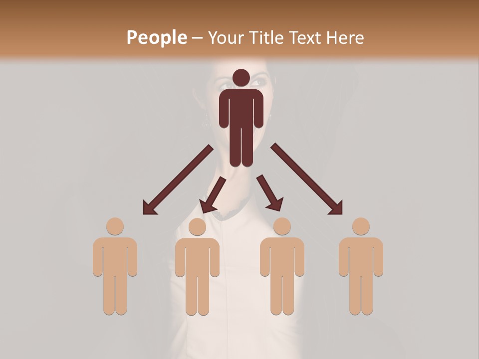 White Face Wrinkled PowerPoint Template