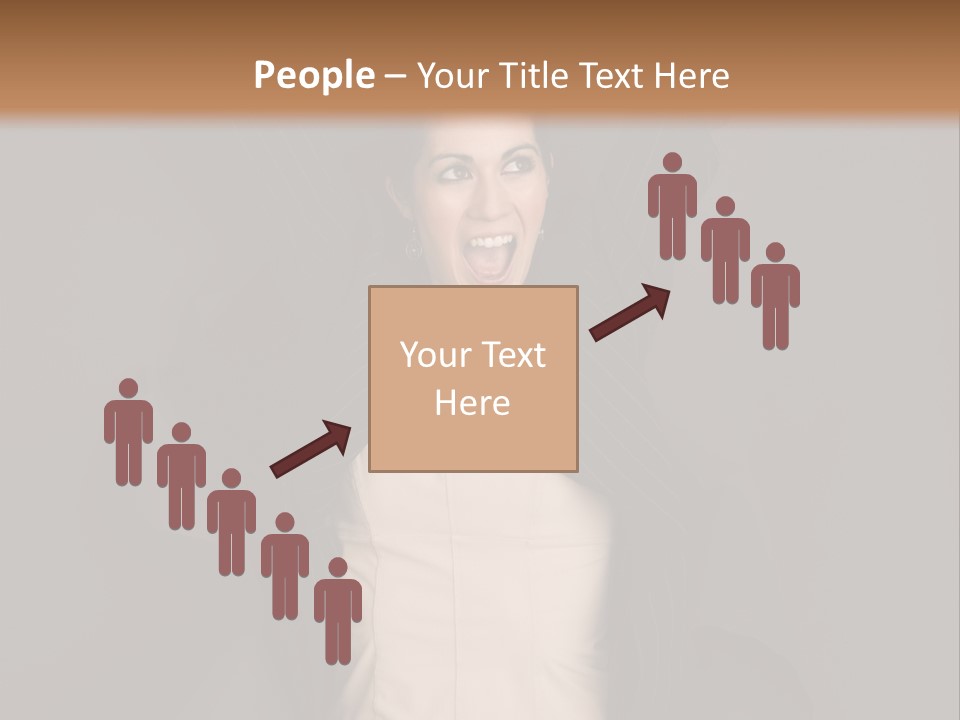 White Face Wrinkled PowerPoint Template