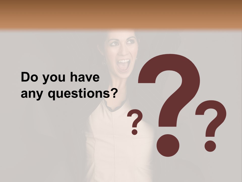 White Face Wrinkled PowerPoint Template