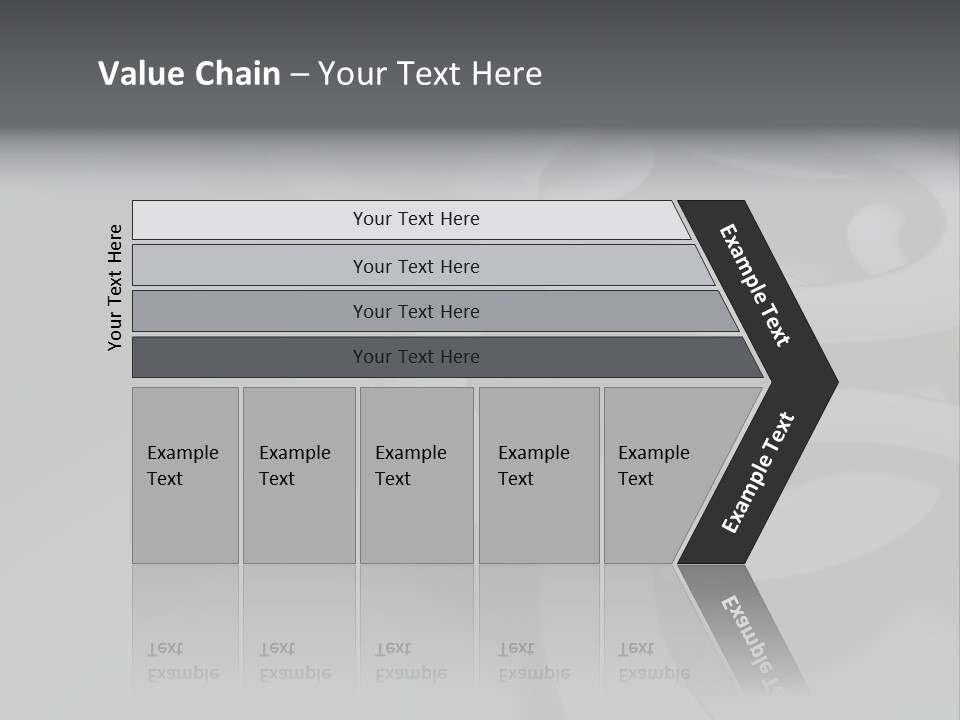 Built Illustration Bar PowerPoint Template