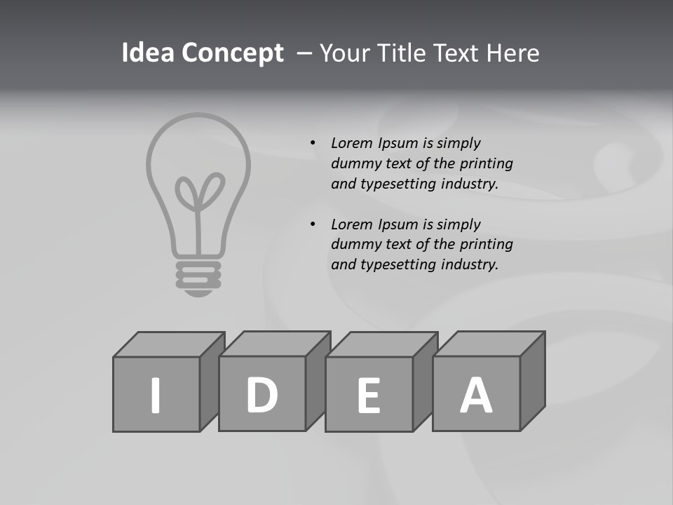 Built Illustration Bar PowerPoint Template