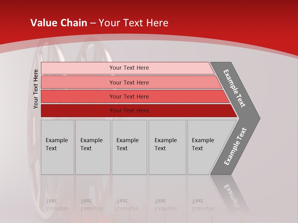 Spool Strip Silver PowerPoint Template