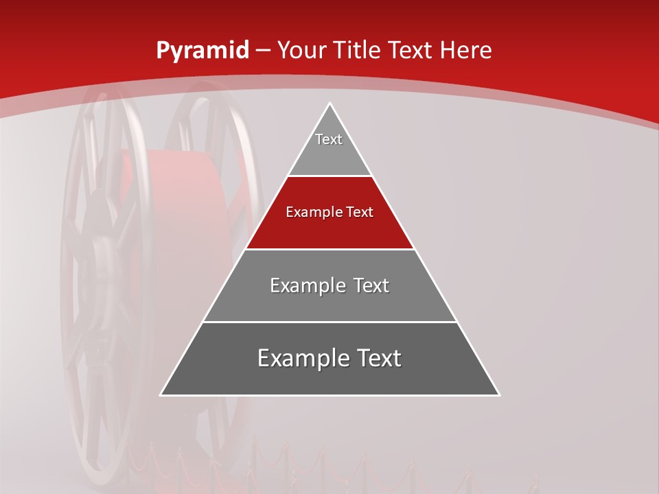 Spool Strip Silver PowerPoint Template