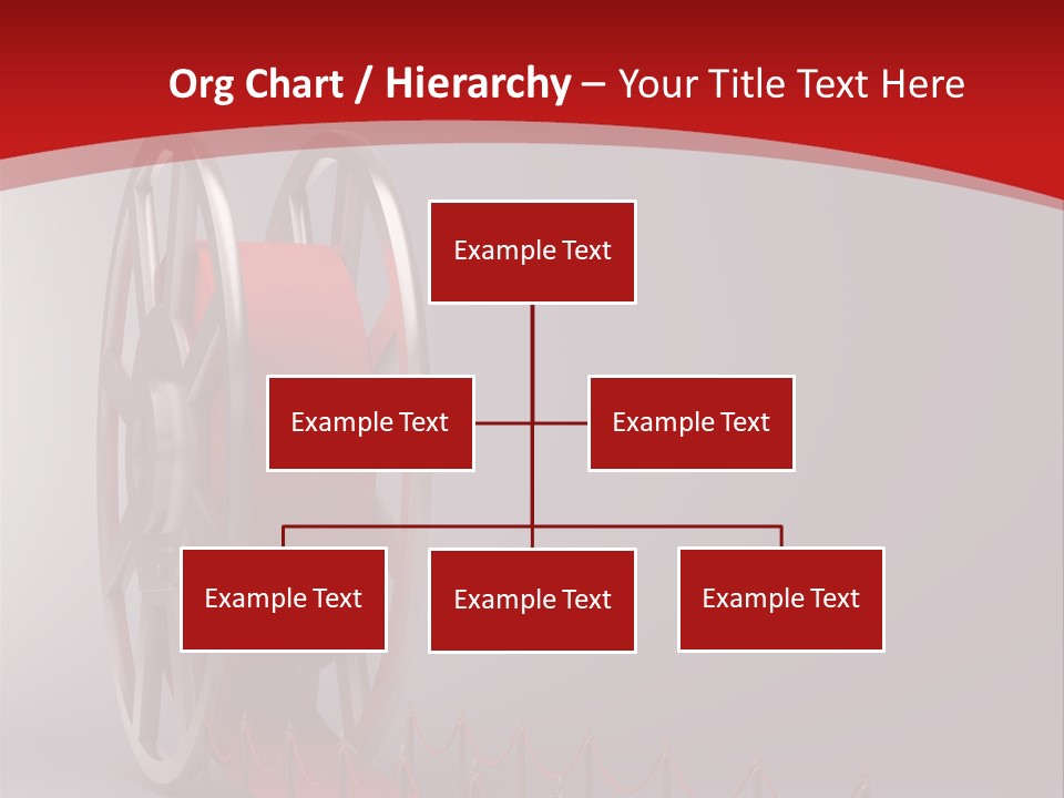 Spool Strip Silver PowerPoint Template