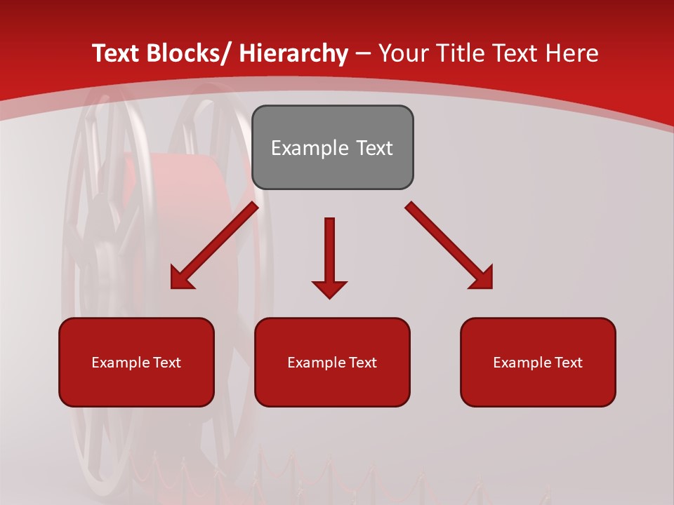 Spool Strip Silver PowerPoint Template