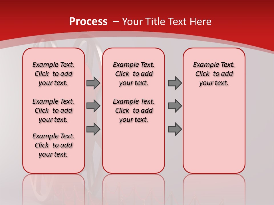 Spool Strip Silver PowerPoint Template