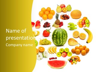 Background Eat Isolated PowerPoint Template