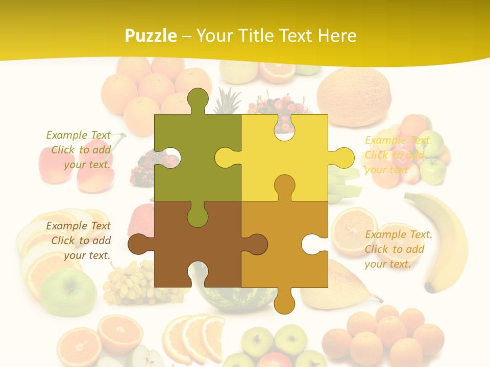 Background Eat Isolated PowerPoint Template