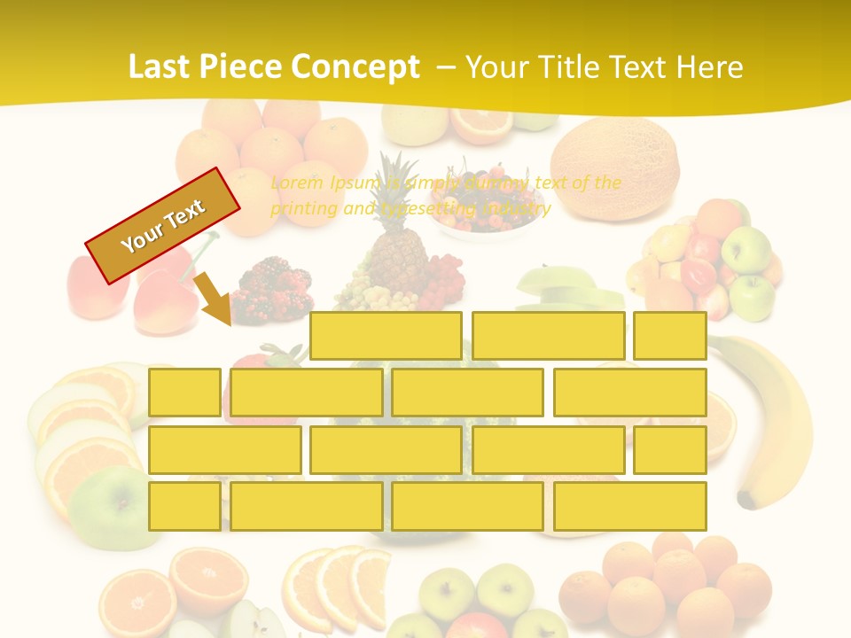 Background Eat Isolated PowerPoint Template