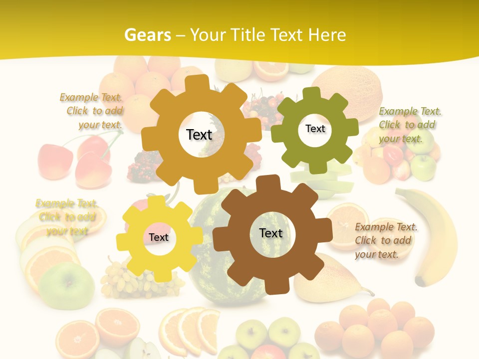 Background Eat Isolated PowerPoint Template