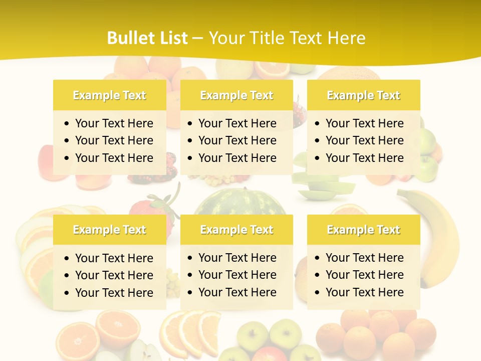 Background Eat Isolated PowerPoint Template