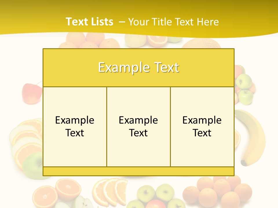 Background Eat Isolated PowerPoint Template