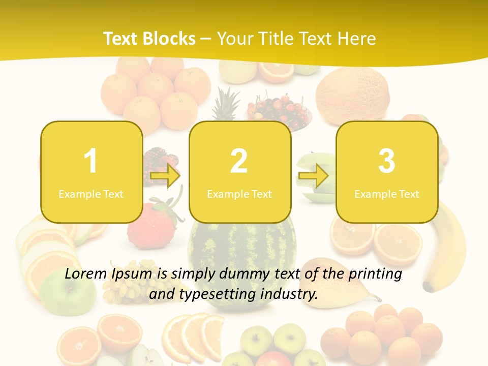 Background Eat Isolated PowerPoint Template