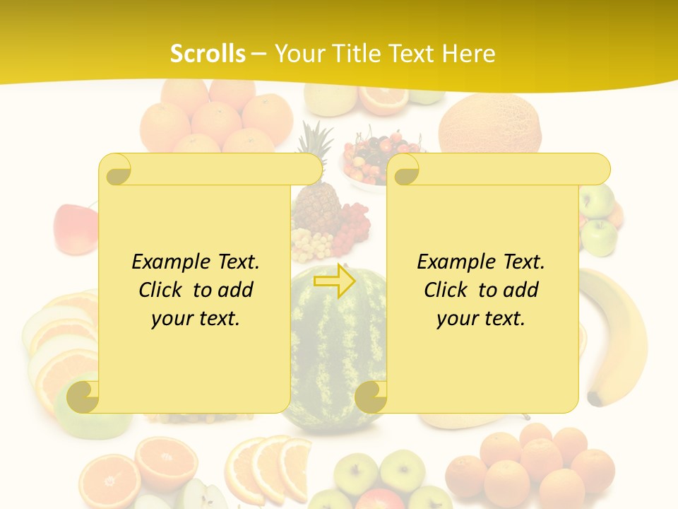 Background Eat Isolated PowerPoint Template