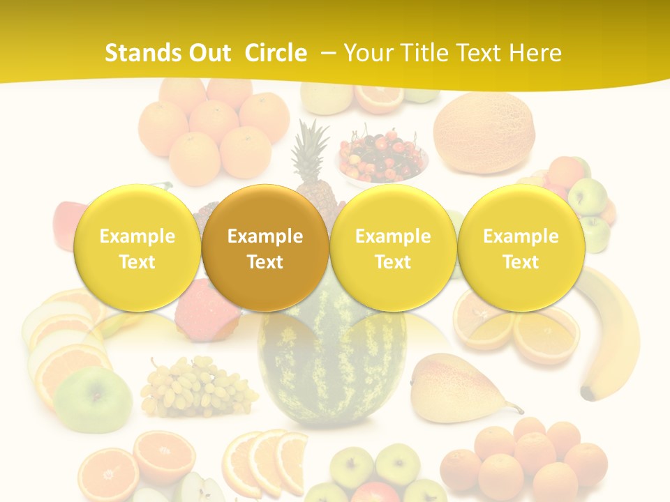 Background Eat Isolated PowerPoint Template