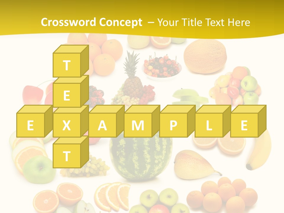 Background Eat Isolated PowerPoint Template