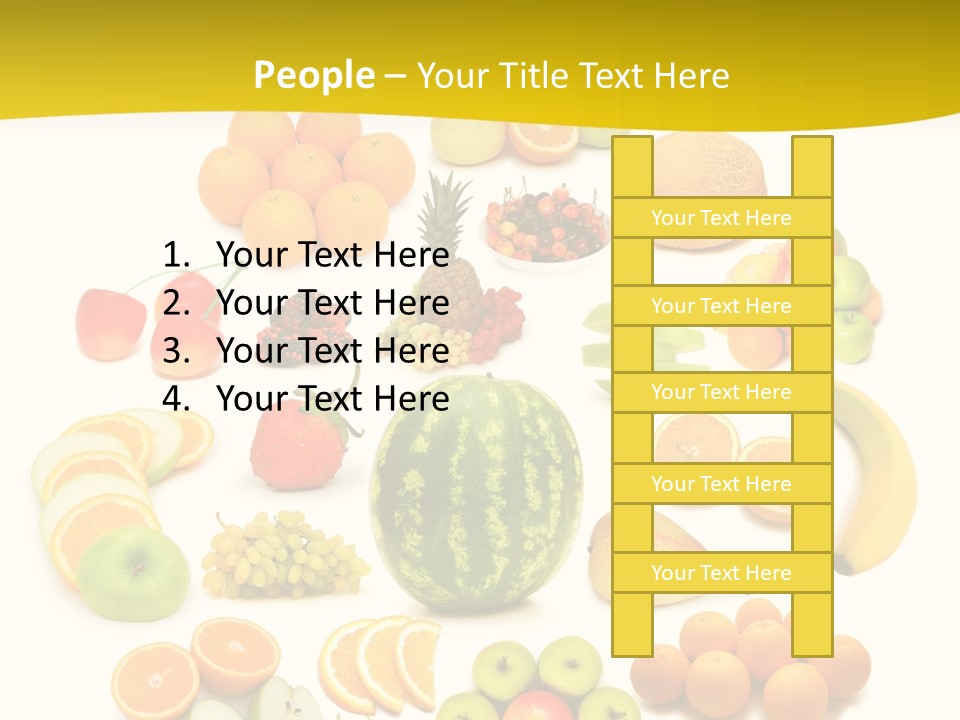 Background Eat Isolated PowerPoint Template