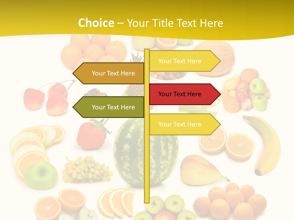 Background Eat Isolated PowerPoint Template