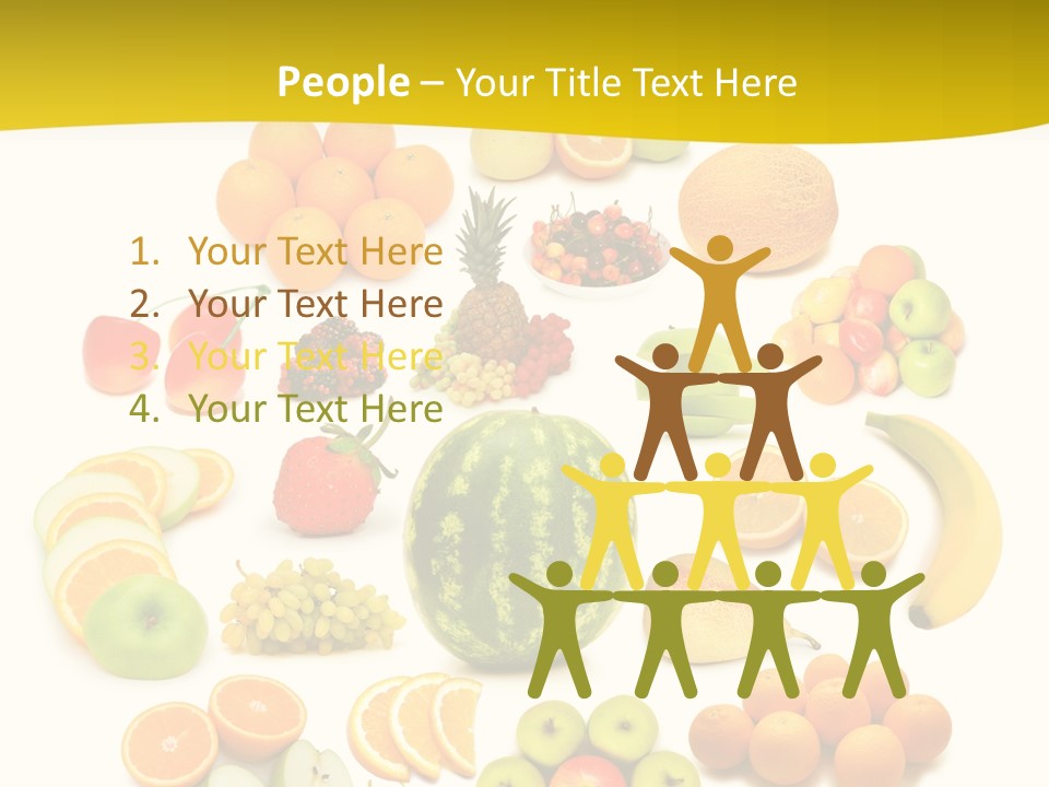 Background Eat Isolated PowerPoint Template