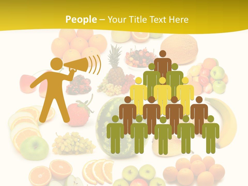 Background Eat Isolated PowerPoint Template