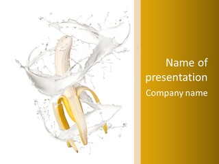 Cream Rotation Splash PowerPoint Template