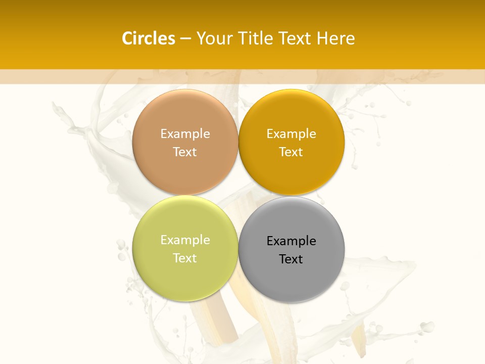 Cream Rotation Splash PowerPoint Template