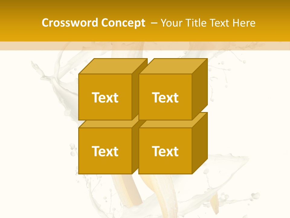 Cream Rotation Splash PowerPoint Template